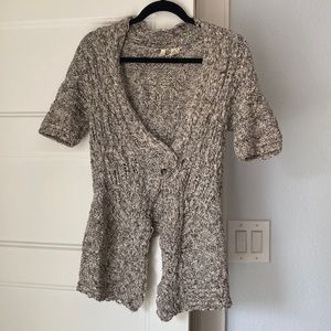 Anthropologie short sleeves knit cardigan